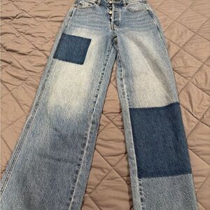 PacSun Blue Patchwork Women's Jeans NWOT